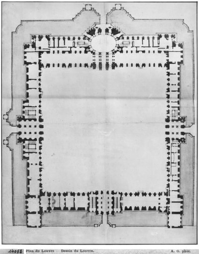 Design for the eastern buildings of the Louvre, from 